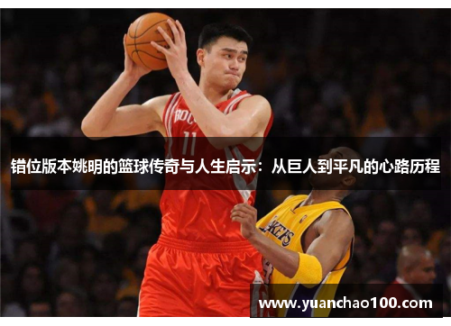 错位版本姚明的篮球传奇与人生启示：从巨人到平凡的心路历程